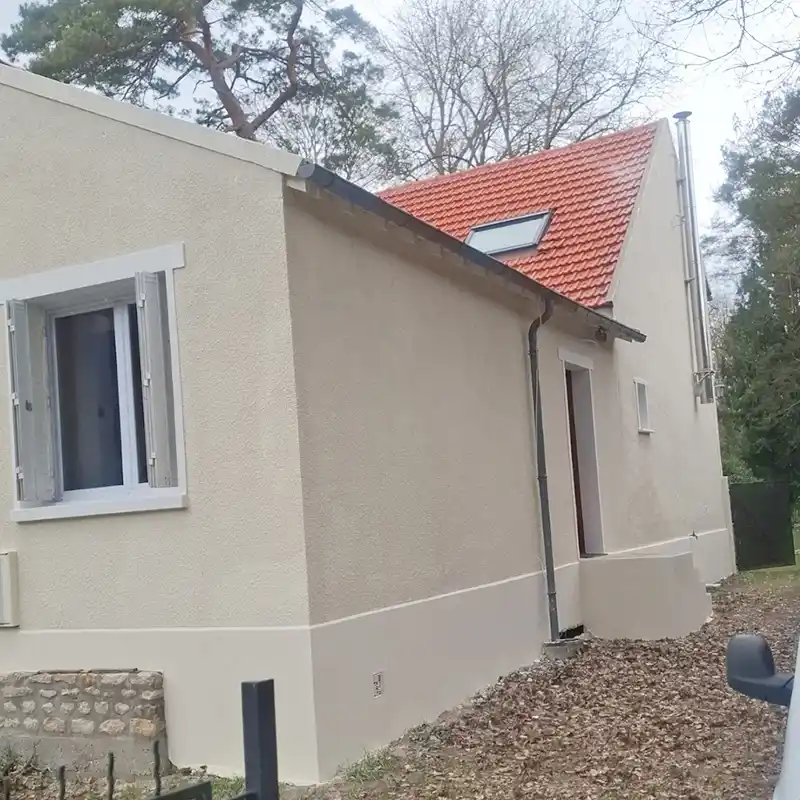 Maison vue latérale